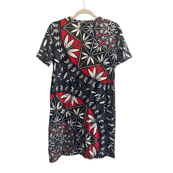 Tory Burch XS Acoma Pottery Pima Cotton T Shirt Drawstring Mini Dress - Picture 5 of 9